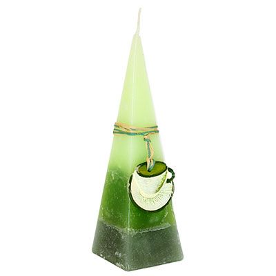 Свеча-пирамида "Зеленый чай", 24 см см Изготовитель: Польша Артикул: 00000003539 инфо 2888c.