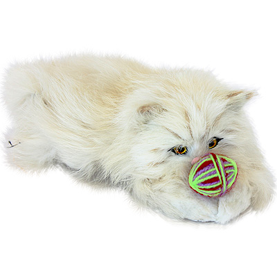 Котенок с мячиком CM177-bw Petz 2009 г ; Упаковка: коробка инфо 9001c.