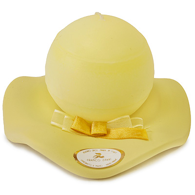 Ароматизированная свеча "Глиттеринг стоунс" Цвет: желтый Производитель: Италия Артикул: 933 Y инфо 9236c.