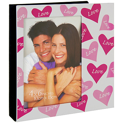 Фотоальбом с рамкой "Love", 48 фотографий, 10 см х 15 см см Производитель: Италия Артикул: 39648 инфо 10776c.