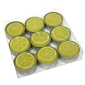 Набор свечей ароматизированных "Лимоны", 9 шт 18051 оставляйте горящую свечу без присмотра инфо 7645d.