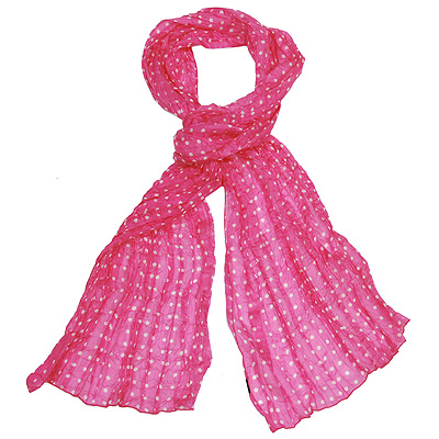 Шарф, цвет: розовый, 55 см х 160 см Шарф Венера 2010 г ; Упаковка: пакет инфо 5044e.