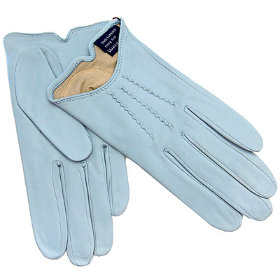 Перчатки женские "Dali Exclusive", укороченные, цвет: голубой, размер 6,5 Производитель: Венгрия Артикул: 81 ANDRA/AZUR инфо 27g.