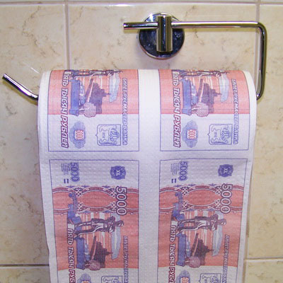 Полотенце бумажное "5000 рублей" см Материал: бумага Артикул: 89783 инфо 6882a.