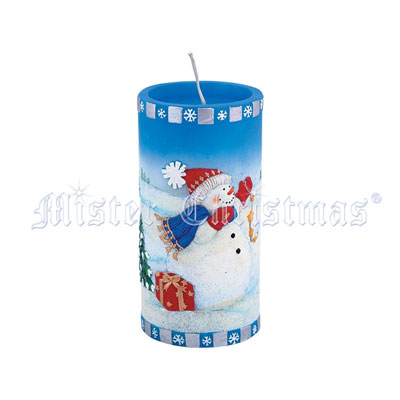 Свеча декоративная "Снеговик", 15 см SK-409 эталоном качества и хорошего вкуса инфо 8048a.